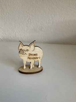 Glücksbringer "Prosit Neujahr Schwein“