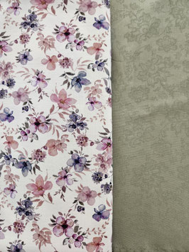 floral love/olivgrün