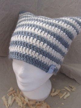 CAT BEANIE TWO _ gehäkelt