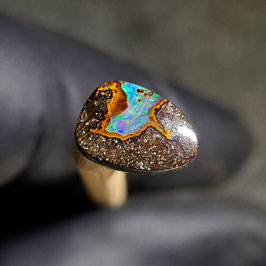 Boulder Opal Ringstein zum Einfassen 01016