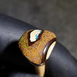 Boulder Opal Ringstein zum Einfassen 01017