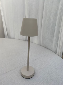 Touch-Lampe in Greige