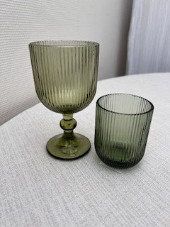 Glas Universal Riffel Wein