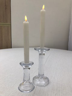 Kerzenhalter Spitzkerze  Glas