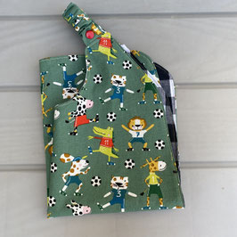 Serviette à élastique imprimée animaux ballon