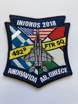 Patch US Air Force Iniochos 2018 492nd FS