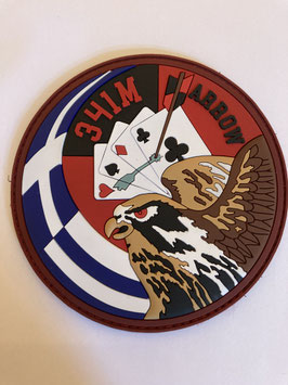 Hellenic Air Force patch 341 Squadron ´Velos´ F-16 PVC