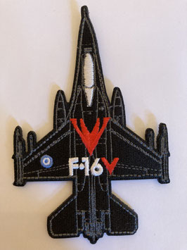 Hellenic Air Force patch 343 Squadron ´Asteri´ F-16 silhouette F-16V