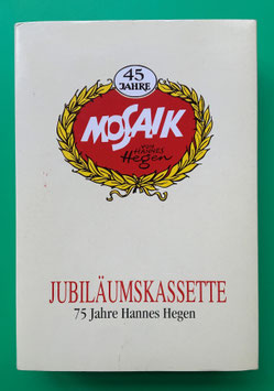 Mosaik Digedags originale Jubiläumskassette 2 45 Jahre Mosaik Nummern 13 - 24 komplett mit Umschlag, Innenkarton, Beilage Dresden im 16. Jahrhundert sowie 12 Reprintheften in exzellentem Zustand