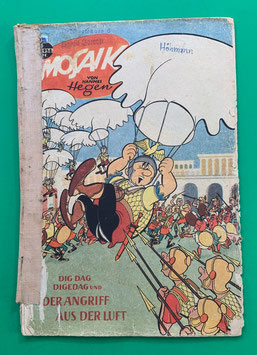 Original Mosaik der Digedags Nr. 18 Der Angriff aus der Luft Mai 1958 Römer-Serie