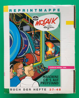 Mosaik Digedags originale Reprintmappe 4 - Nummern 37 bis 48 komplett mit Umkarton, Innenkarton & 12 Reprintheften