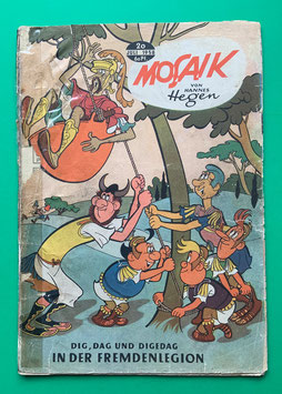 Original Mosaik der Digedags Nr. 20 In der Fremdenlegion Juli 1958 Römer-Serie