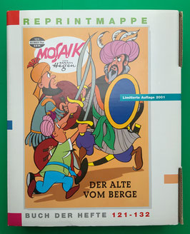 Mosaik Digedags originale Reprintmappe 11 - Nummern 121 bis 132 mit Umkarton, Innenkarton, Beilage & 12 Reprintheften - komplett & exzellenter Zustand