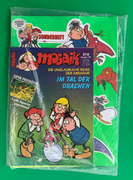 Mosaik Abrafaxe Jubiläumspaket 40 Jahre Sammelpaket mit den Heften 216 und 217 sowie Stickern
