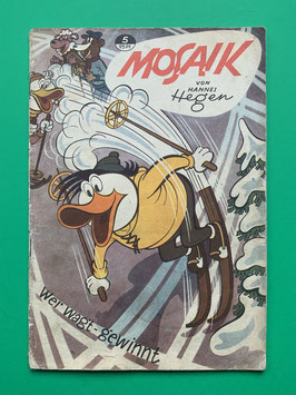 Original Mosaik der Digedags Nr. 5 Wer wagt - gewinnt Dezember 1956 Orient-Südsee-Serie