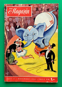 Das Magazin Heft 11/1954 mit Zeichnung von Hannes Hegen