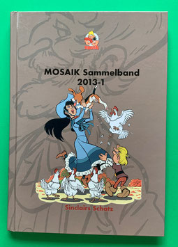 Original Mosaik Abrafaxe Hardcover Sammelband 112 Nr. 2013-1 Sinclairs Schatz limitiert mit signierter Grafik