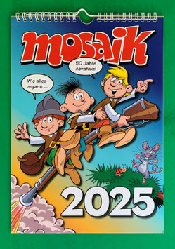 Mosaik Abrafaxe Kalender 2025 Wie alles begann limitiert Tag der offenen Tür 2024 neuwertig