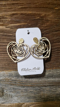Boucles d'Oreilles Coeur Power"