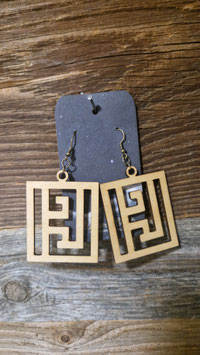 Boucles d'Oreilles " Géométrie "