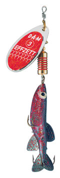 DAM EFFZETT Minnow Spinner "Red Glitter"