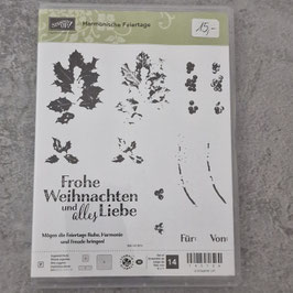 Stempelset Harmonische Feiertage