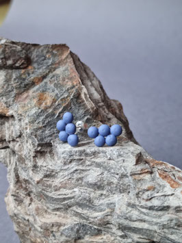 Ohrstecker 5 blaue Punkte