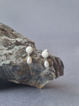 Ohrstecker 1 Punkt 1 Perle