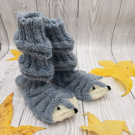 Finnische Zugsocken Eisfuchs hellblau