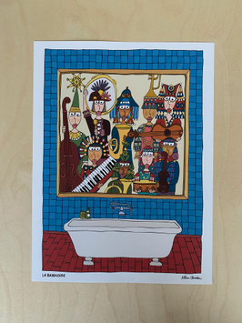 «La baignoire» 30x40cm