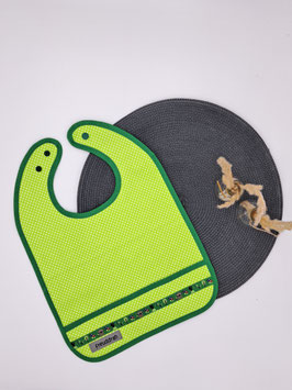 Lätzchen Grün Punkte