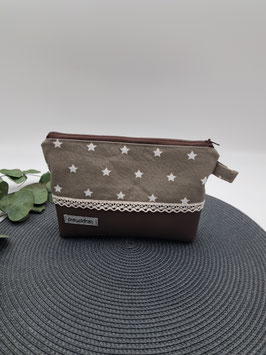 Kosmetik klein Braun Sterne/Braun
