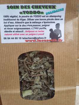 YODDO/ Ambunu du Niger, le shampoing Végétal sans savon , ultra démêmant et adoucissant, Une inimitable sensation de glisse!