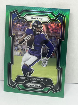 Odell Beckham Jr. (Ravens) 2023 Prizm Green Prizm #25