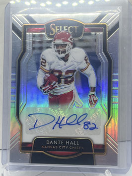 Dante Hall (Chiefs) 2018 Select Silver Prizm Autograph #SP-DH