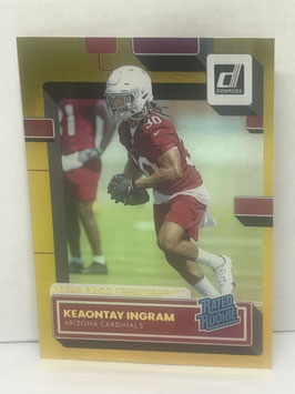 Keaontay Inggram (Cardinals) 2022 Donruss Press Proof Premium Rated Rookie #349