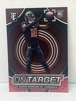 Marvin Harrison Jr. (Cardinals) 2024 Totally Certified On Target Mirror Red #5
