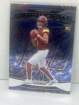 Jayden Daniels (Commanders) 2024 Prizm Fireworks #24