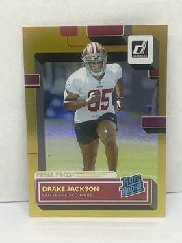 Drake Jackson (49ers) 2022 Panini Donruss Press Proof Premium #