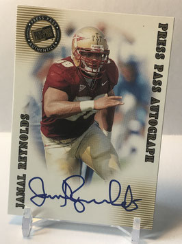 Jamal Reynolds (Florida State/ Packers) 2001 Press Pass SE Autographs #JARE