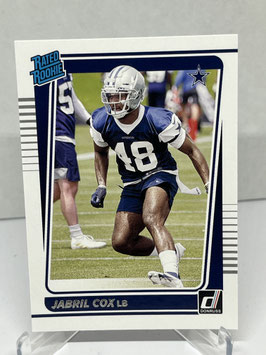 Jabril Cox (Cowboys) 2021 Donruss Rated Rookie #317