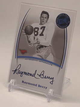 Raymond Berry (SMU/ Colts) 2007 Press Pass Legends Autograph #NNo