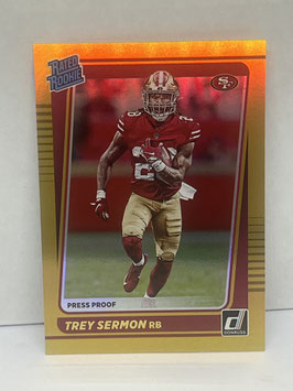 Trey Sermon (Ohio State/ 49ers) 2021 Panini Donruss Press Proof Premium #279