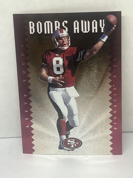 Steve Young (49ers) 1997 Pinnacle Express Bombs Away #8