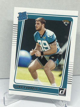 Luke Farrell (Jaguars) 2021 Donruss Rated Rookie #307