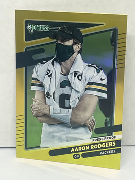 Aaron Rodgers (Packers) 2021 Panini Donruss Press Proof Premium #155.2
