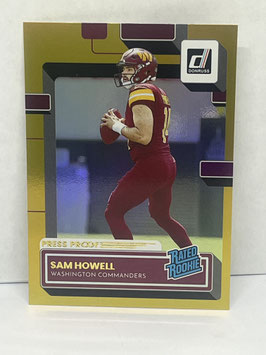 Sam Howell (Commanders) 2022 Panini Donruss Press Proof Premium #305