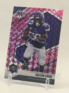 Dalvin Cook (Vikings) 2021 Mosaic Pink Camo Prizm #131