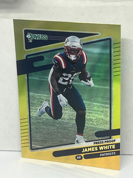James White (Patriots) 2021 Donruss Press Proof Premium #50