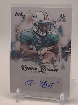 Ronnie Brown (Dolphins) 2021 Luminance Ink #INK-RBR